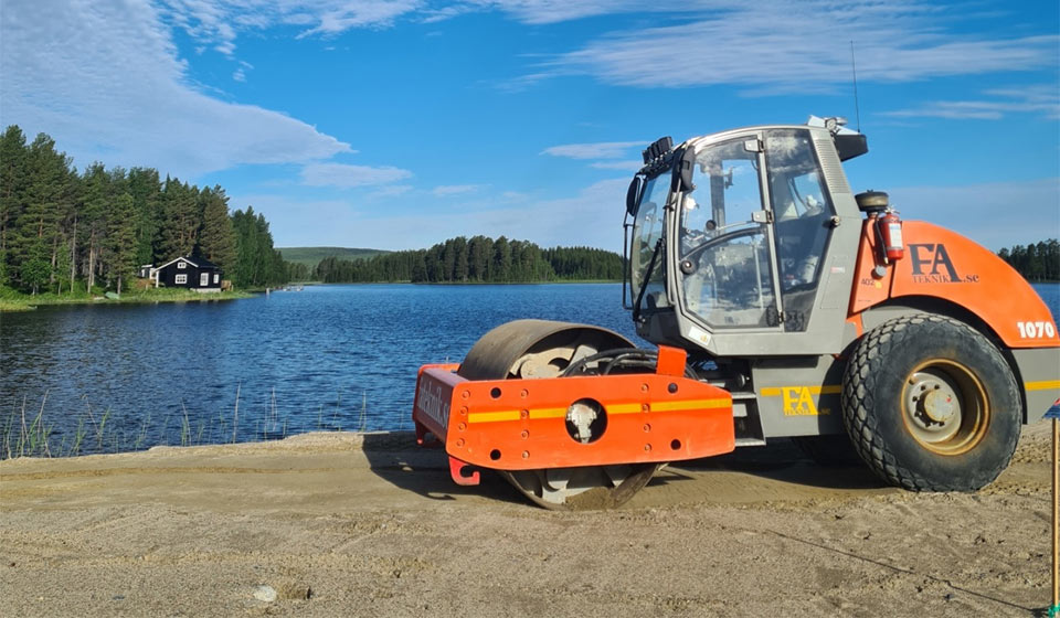 Uthyrning av vält till bygg bolag bl a